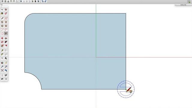 Sketchup Basics, Lesson 8. Combine tools to create any shape смотреть онлайн