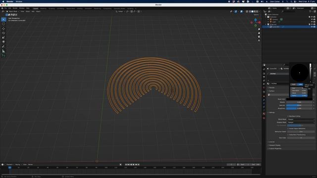 SVG Imported Into Blender