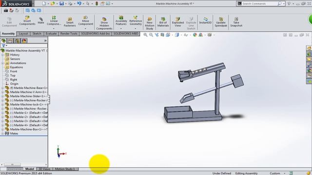 motion simulation in solidworks | marble machine motion simulation смотреть онлайн