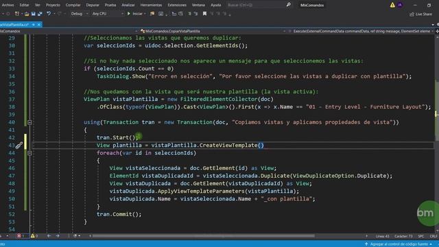 REVIT API CON C#. NIVEL 3. Plantillas de vista y duplicado de vistas. III смотреть онлайн