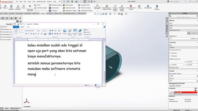 solidworks costing смотреть онлайн