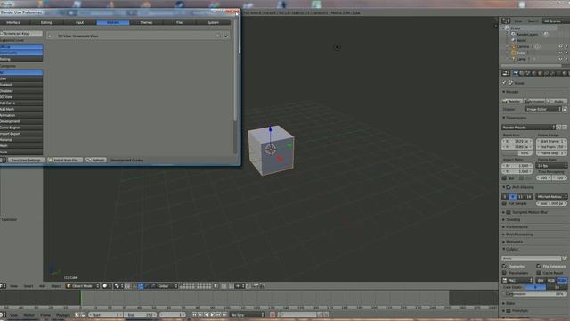how to use screencast keys for video's in blender 3d v 2.76 : spoken tutorial (beginner, +) смотреть онлайн