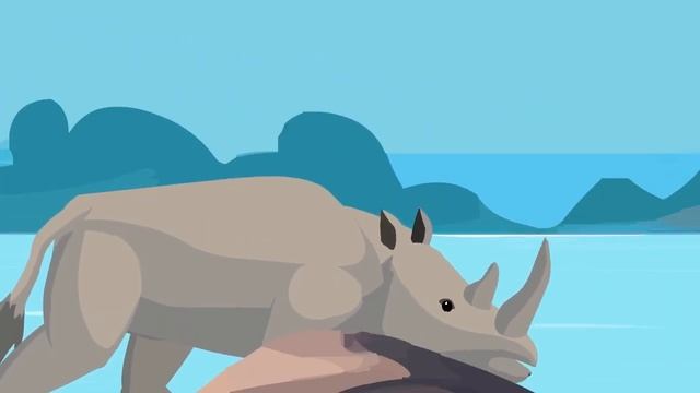 Elasmotherium vs Rhino | Modern vs Prehistoric Animals [S1] | Animal Animation смотреть онлайн