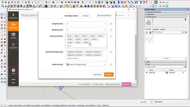 Opencutlist plugin (Sketchup) смотреть онлайн