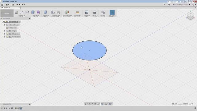 Fusion 360 Cara Menggunakan Perintah Loft смотреть онлайн