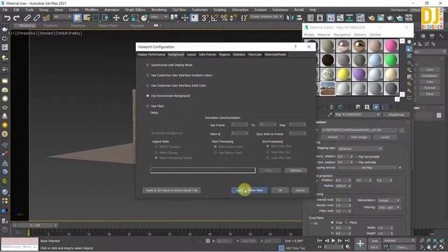Use Environment Background 3ds Max || How to show HDRI in Viewport 3ds Max 2021 смотреть онлайн