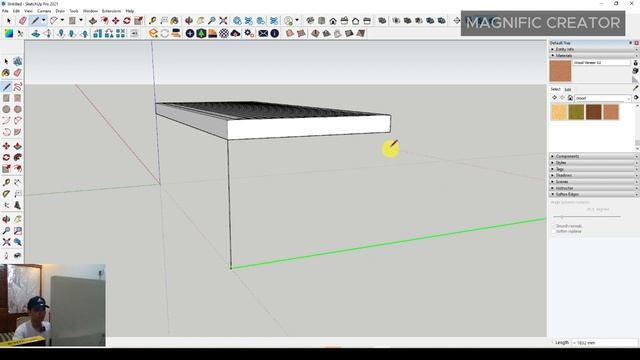SKETCHUP FOR BEGINNER | HOW TO MAKE A NELSON BENCH IN SKETCHUP смотреть онлайн