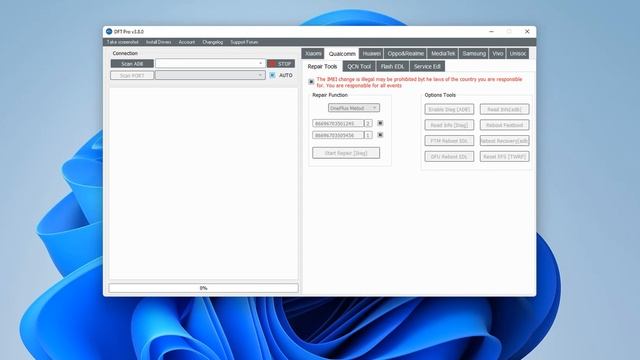Oneplus  All Model Imei Repair In Dft Pro Tool