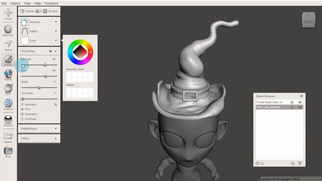 Meshmixer | How to sculpt in digital clay | ⚡ Quickie ⚡ смотреть онлайн