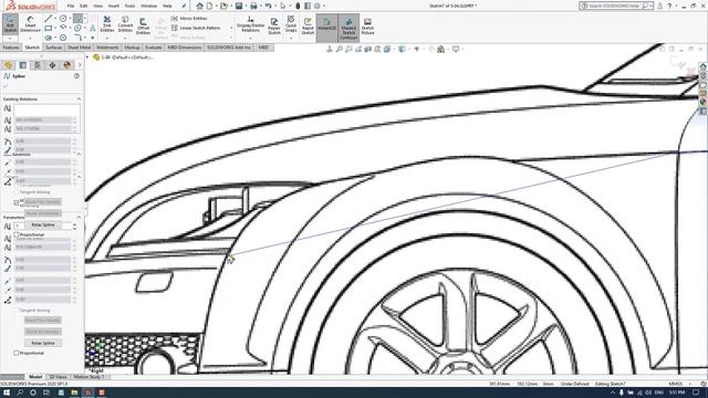 Tự học Solidworks Nâng Cao - Bài 102 : Xây Dựng Bề Mặt Xe Audi - 02 смотреть онлайн