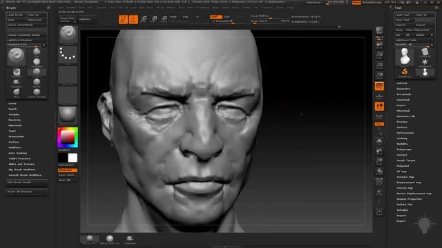 Gumroad - Intro to ZBrush Part 1 (rus) - 42 Cardinal Bust смотреть онлайн