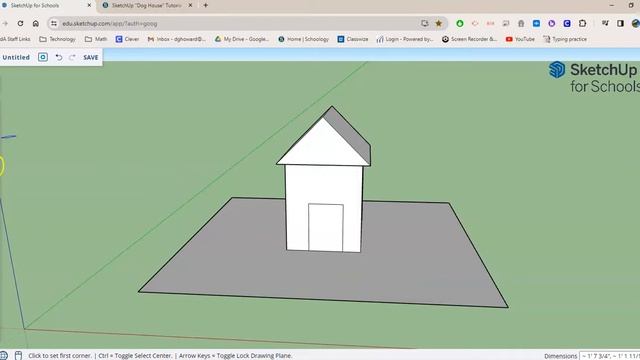 SketchUp for Schools, Building a Dog House смотреть онлайн