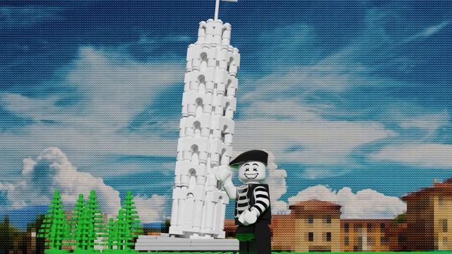 A Tourist Day Out [LEGO Blender Animation / Brick Film] смотреть онлайн
