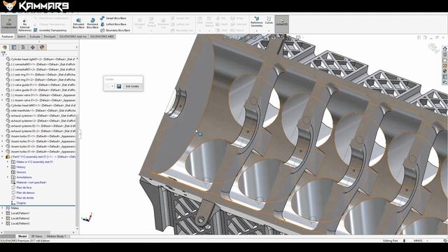 Solidworks tutorial V12 engine | Ep 32 Full HD 😍 смотреть онлайн