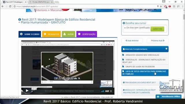 🔴 Revit 2017 Aula 45/177: Onde baixar famílias Revit gratuitamente? (CURSO GRATUITO) смотреть онлайн