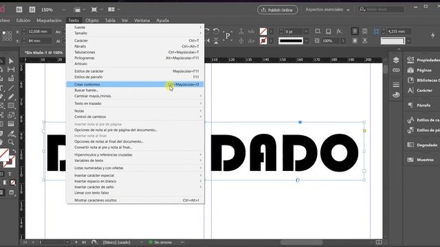 Aplicar DEGRADADO al TEXTO en INDESIGN . Escribir o crear texto con degradado. Colocar degradado смотреть онлайн