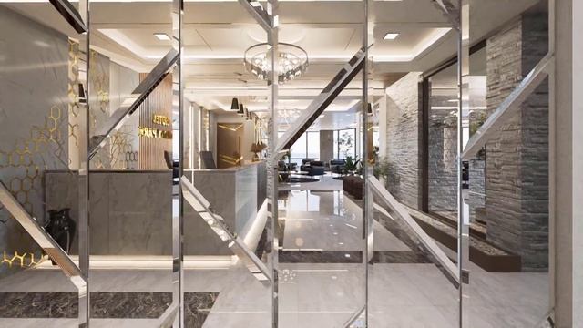 D5 RENDER 2.0 | Hotel reception lobby| Interior design| Animation смотреть онлайн
