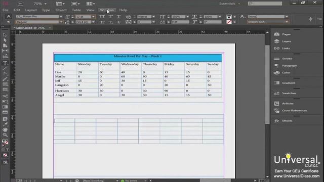 Using Tables in Adobe InDesign смотреть онлайн