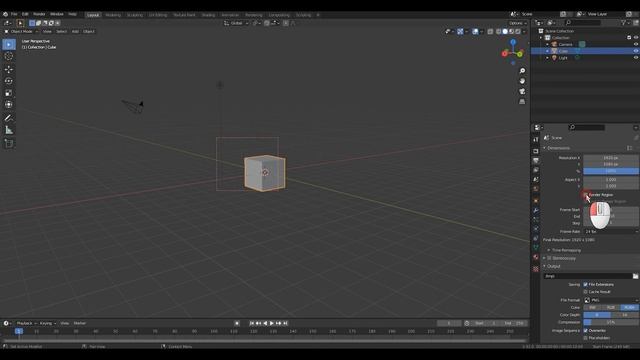 blender 3D (Render Region) 박스가 사라지지 않을때 смотреть онлайн