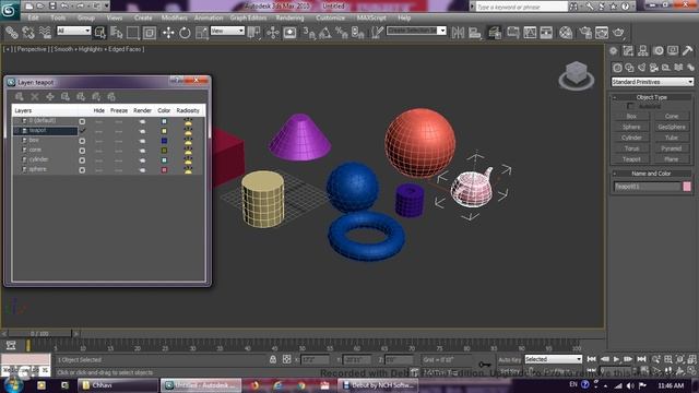 3Ds MAX IN HINDI PART-8 MANAGE LAYERS смотреть онлайн