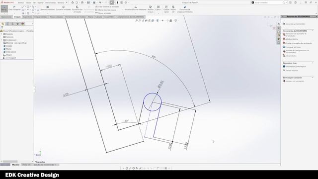 Dibujo de planos en SOLIDWORKS 1x16 смотреть онлайн