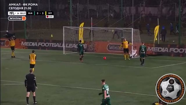 ЭТО ГОЛ ТУРА! НЕВЕРОЯТНЫЙ ГОЛ ЭГРИСИ В ВОРОТА МФК РУБИНА! смотреть онлайн