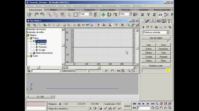 3Ds Max - Animación - Curve Editor Parte 1 - Ciclo De Un Rebote смотреть онлайн