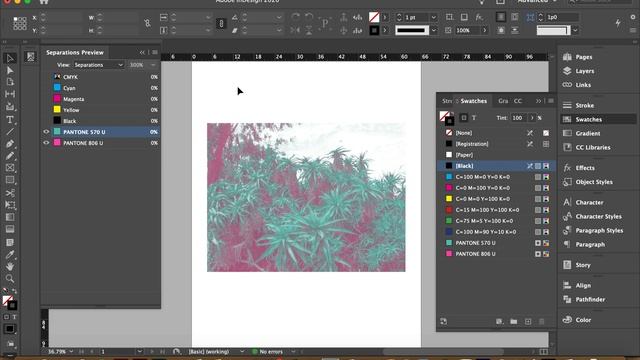Separation Preview InDesign