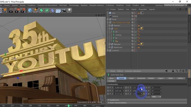 Template | Intro 20th Century FOX | Cinéma 4D смотреть онлайн