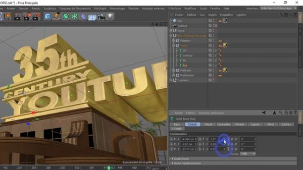 Template | Intro 20th Century FOX | Cinéma 4D