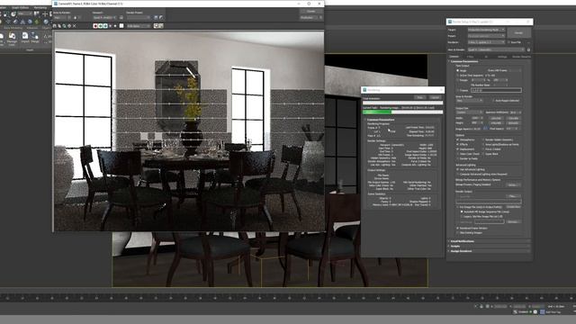 Autodesk 3ds max and V Ray Tutorial#dining room #design смотреть онлайн
