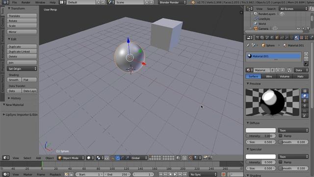 Blender Tip #11 - Cartoon rendering with freestyle смотреть онлайн