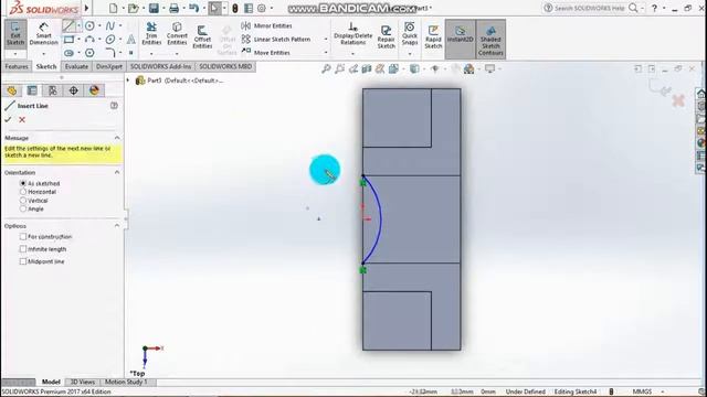 Solidworks Tutorial Sketch Model 7 - Alignment Bracket смотреть онлайн
