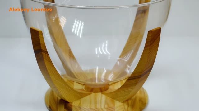 Подставка для салатника. Деревянная подставка / DIY Wooden Salad Bowl Stand