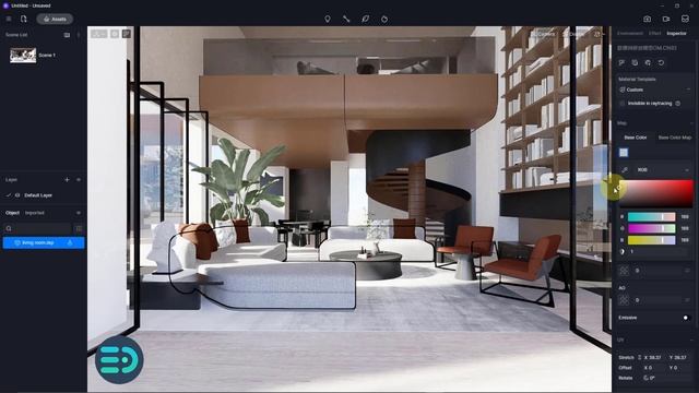 D5 RENDER INTERIOR LIVING ROOM #25 смотреть онлайн