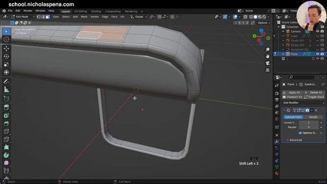 How to create circle faces inset | Blender 3D Modeling Tutorial смотреть онлайн