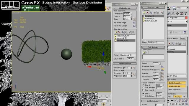 GrowFX 1.8.6: Scene Interaction - Surface Distributor (created by 3DMK) смотреть онлайн