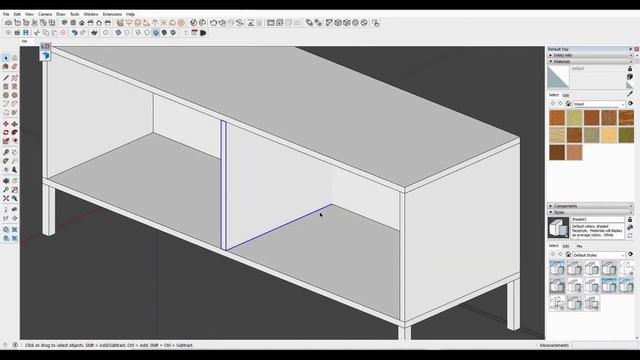 Make a Cabinet in Sketchup смотреть онлайн