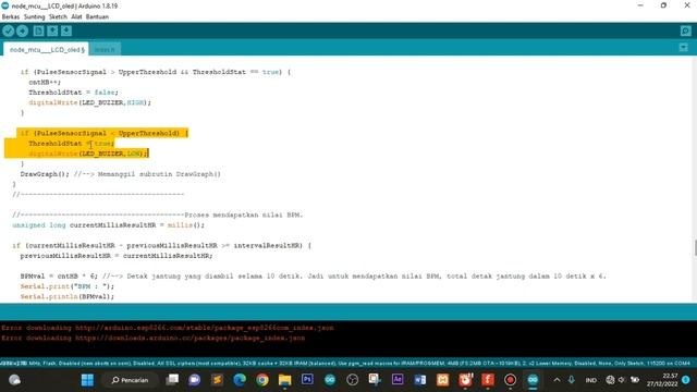 BY IOT MONITORING HEART RATE PULSE SENSOR AND NODEMCU ESP12E ESP8266 BERBASIS MIKROKONTROLER смотреть онлайн