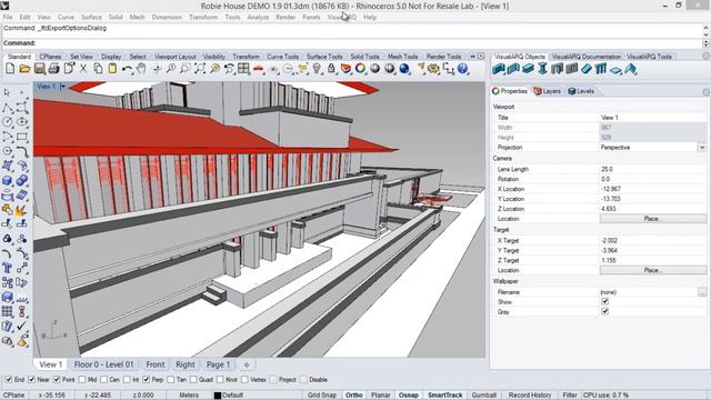 IFC Tag to export models to IFC from Rhino with VisualARQ смотреть онлайн