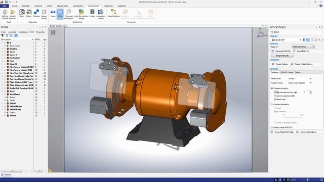 SOLIDWORKS Composer Quick Start Guide #5: Bill of Materials смотреть онлайн