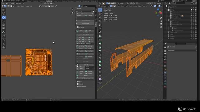 UV Unwrapping | SETC Bus Modelling in Tamil | Part 9 of 11 смотреть онлайн