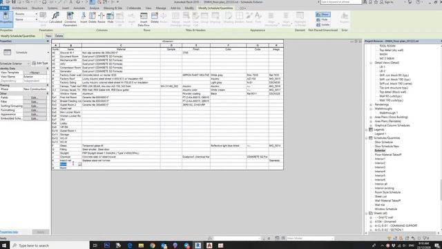Revit Add row in schedule смотреть онлайн