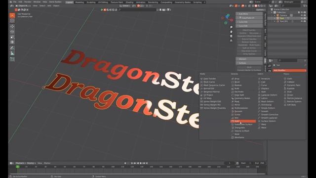 [ Blender ] Text Remesh