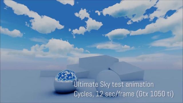 Ultimate Sky for Blender - Animation test смотреть онлайн