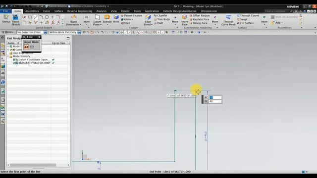 NX CAD 2D to 3D : Exercise 1 смотреть онлайн