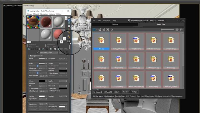 Find materials with missing files смотреть онлайн