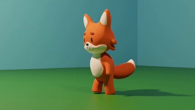 small Blender walk animation test смотреть онлайн