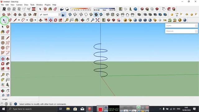 Cara Membuat Spiral di Sketchup смотреть онлайн