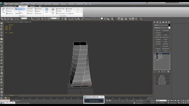 3D Modeling Tutorial #12 Edit Poly Edit Polygons смотреть онлайн
